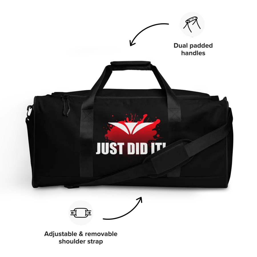 Just Did It! Red Splatter Duffle Bag product image (9)