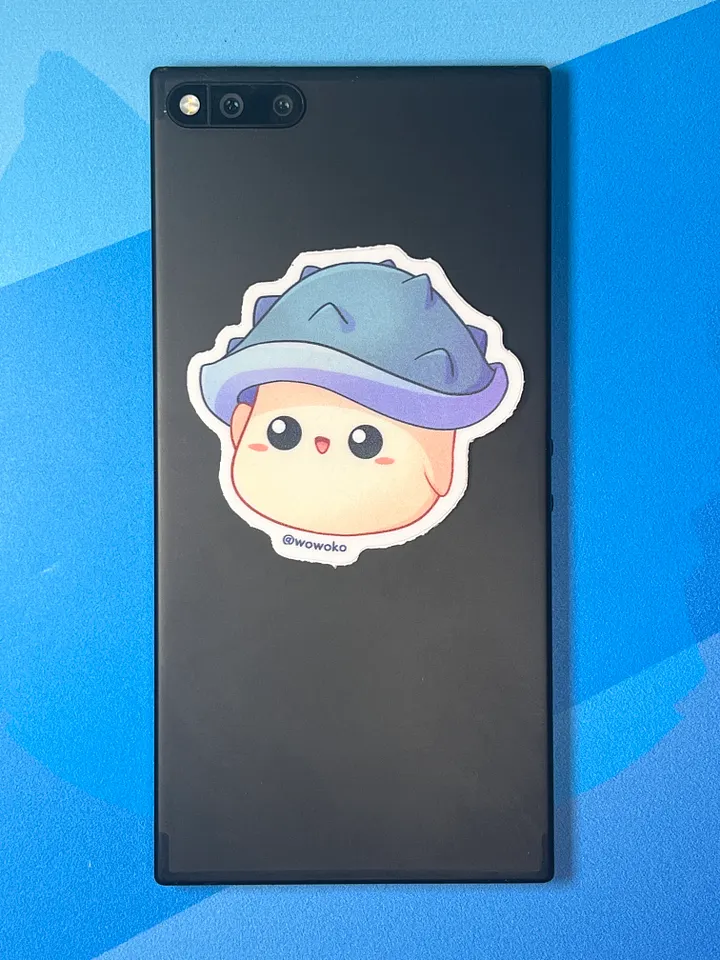 WoWoKo x Potato Fighters - Horned Mushroom - Sticker product image (2)