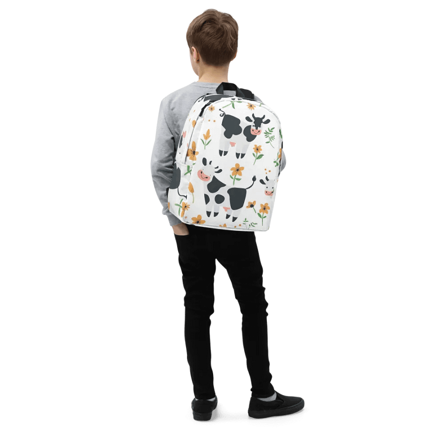 Playful Cow and Flower Backpack product image (6)