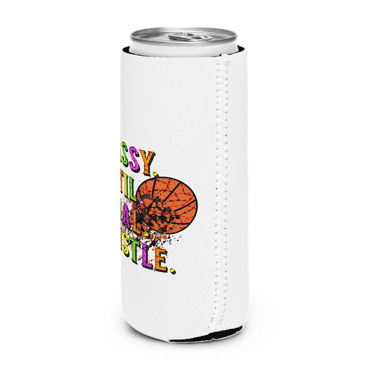 Classy Until Final Whistle Basketball Can Cooler product image (2)