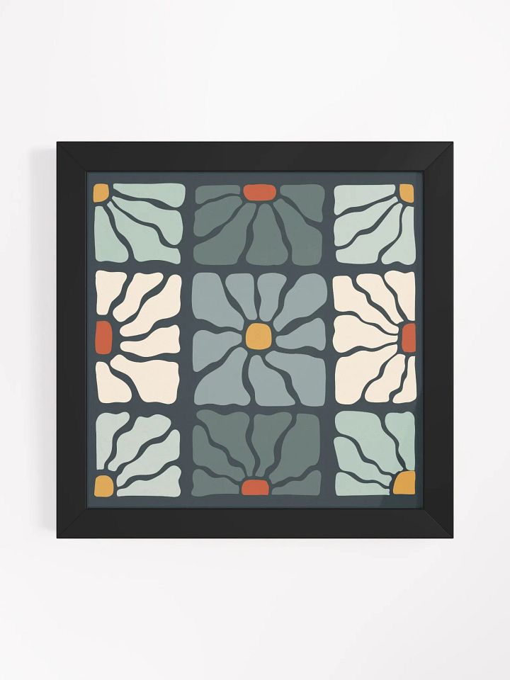 Mosaic Garden - Framed Poster product image (1)
