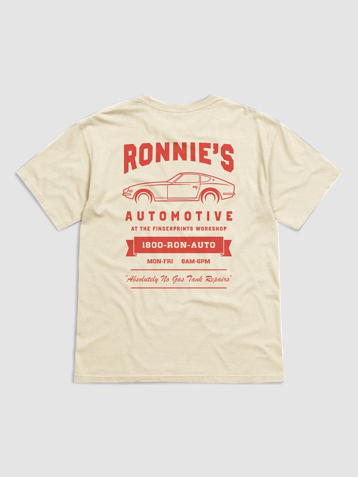 Ronnie's Auto - Cream Tee product image (1)