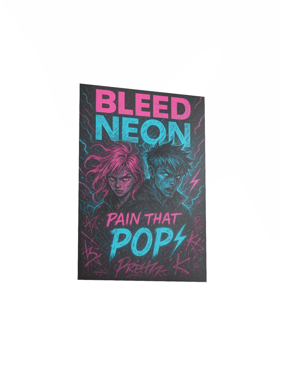Bleed Neon Poster product image (19)
