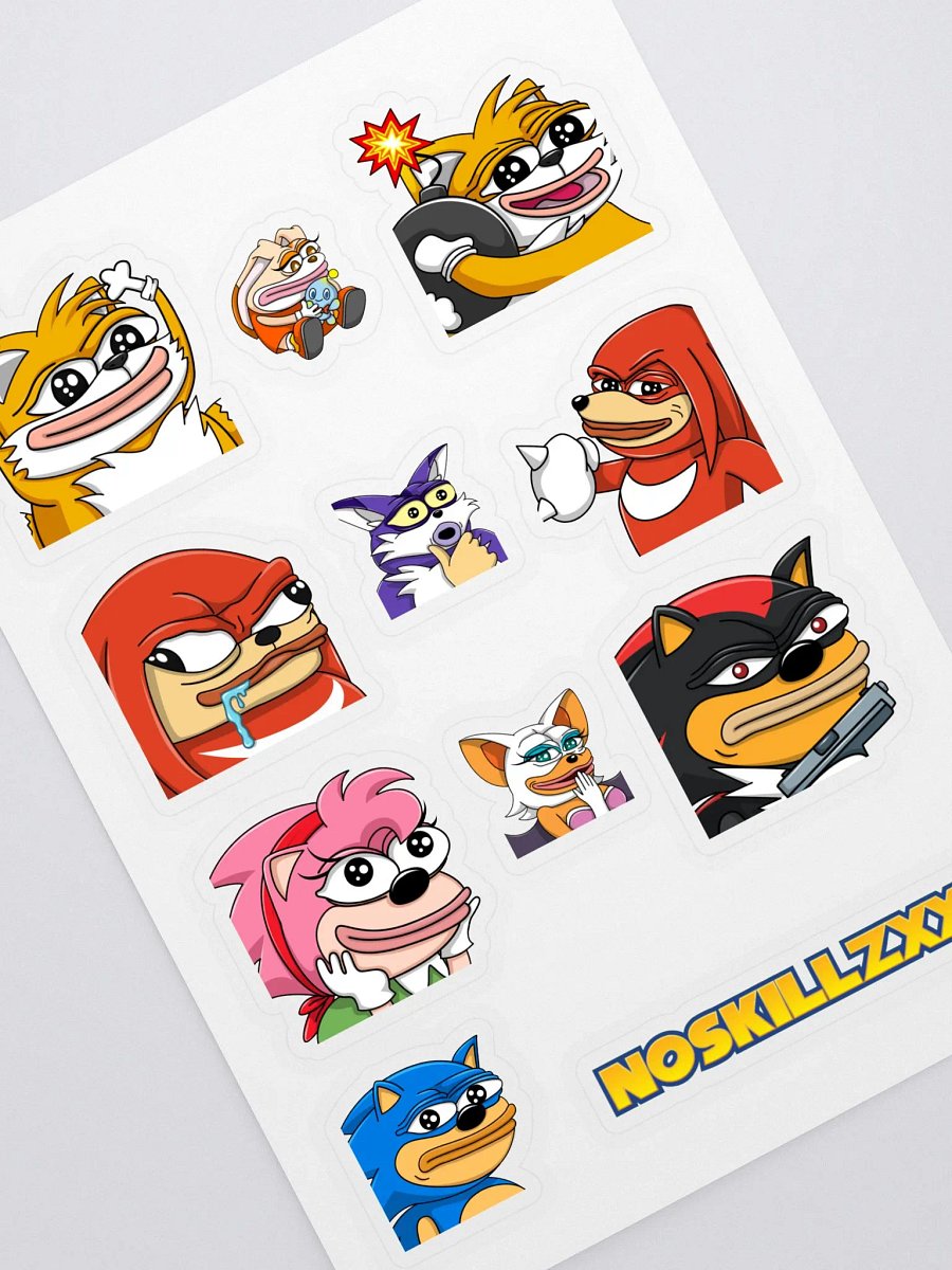 Sonic and Gang Stickers product image (1)