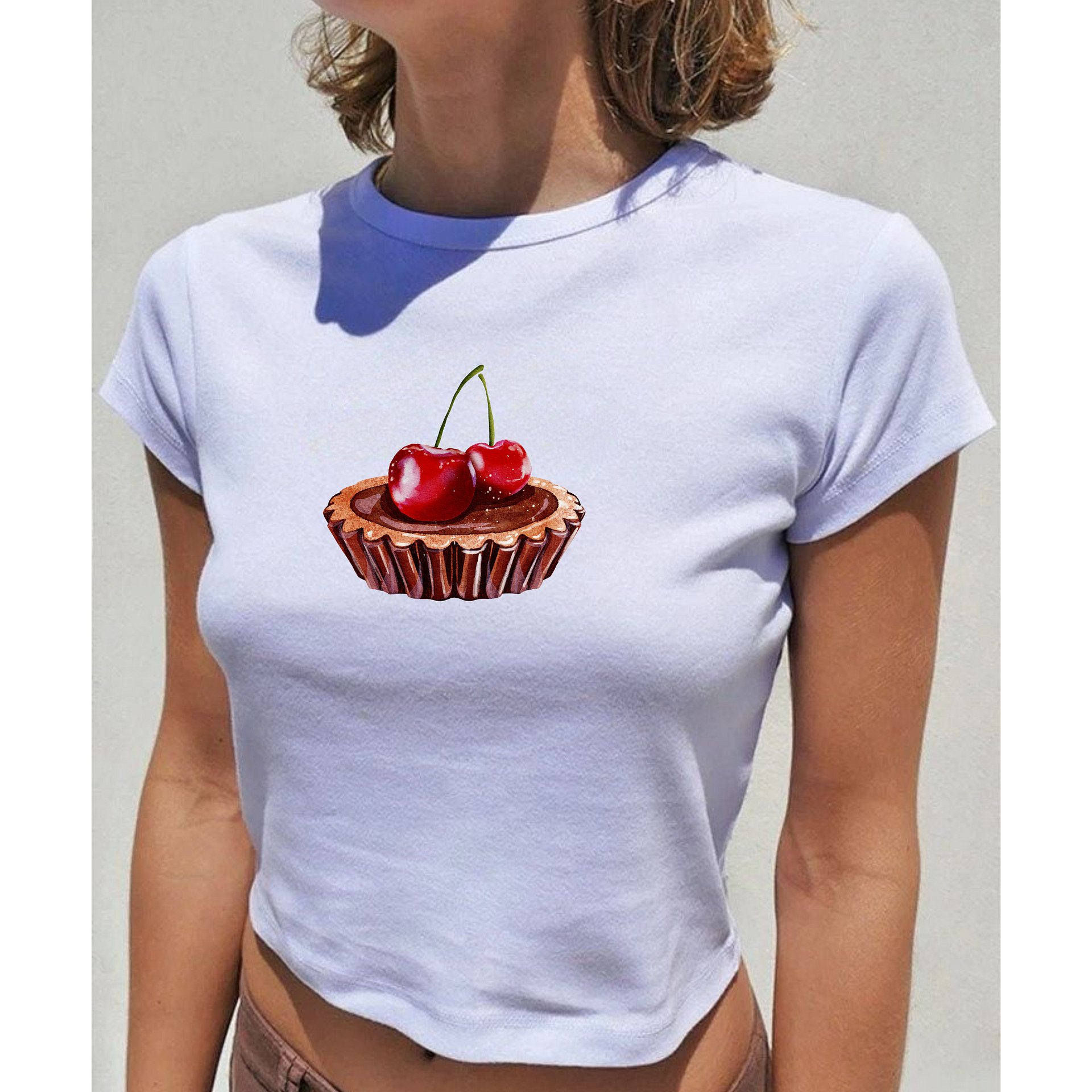 Cherry Chocolate Tart Baby Tee product image (4)