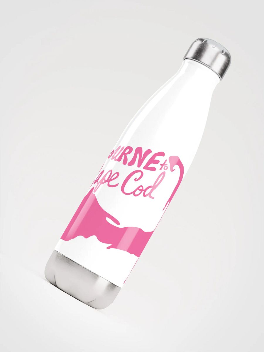 BOURNE to Cape Cod™ | Stainless Bottle | Brilliant Rose on White 💧 product image (4)