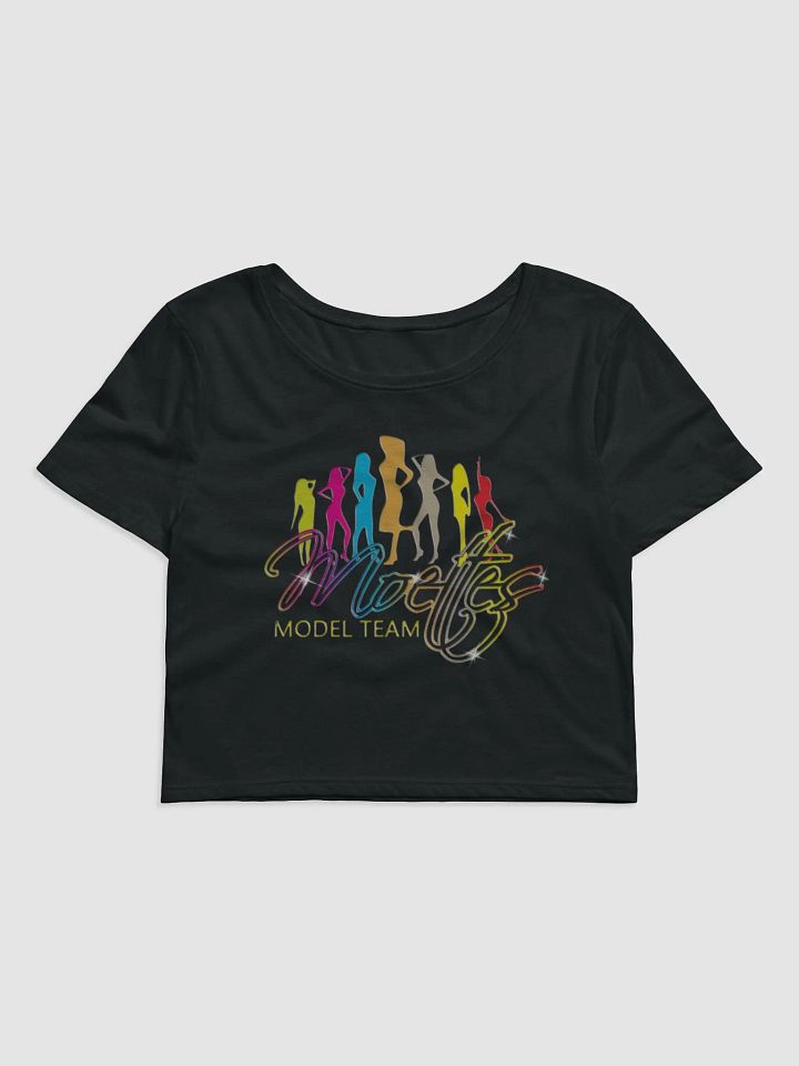 MOETTES PASSION CROP TEE BLK (MODEL TEAM EDITION) product image (1)