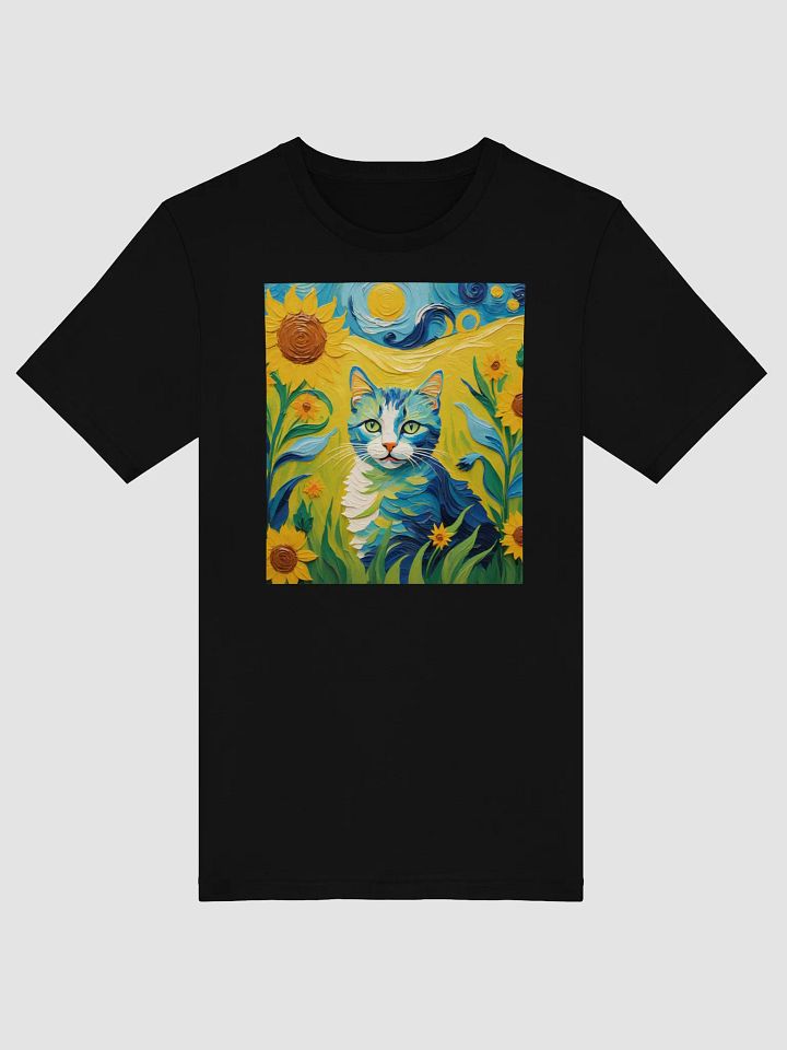 Van Gogh Cat T-Shirt product image (1)