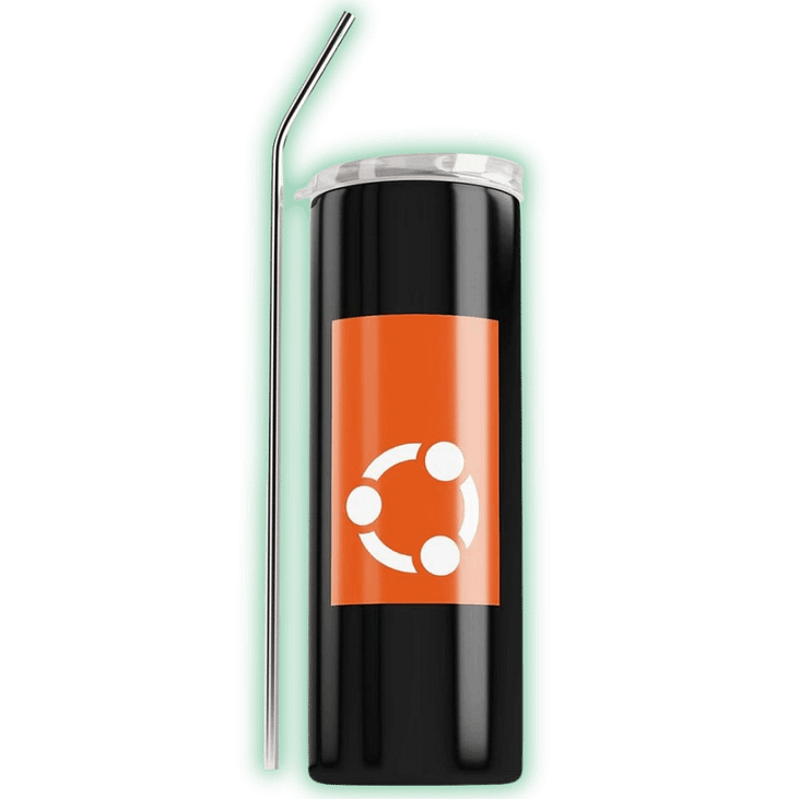 Stainless Steel Tumbler with Ubuntu Icon product image (1)