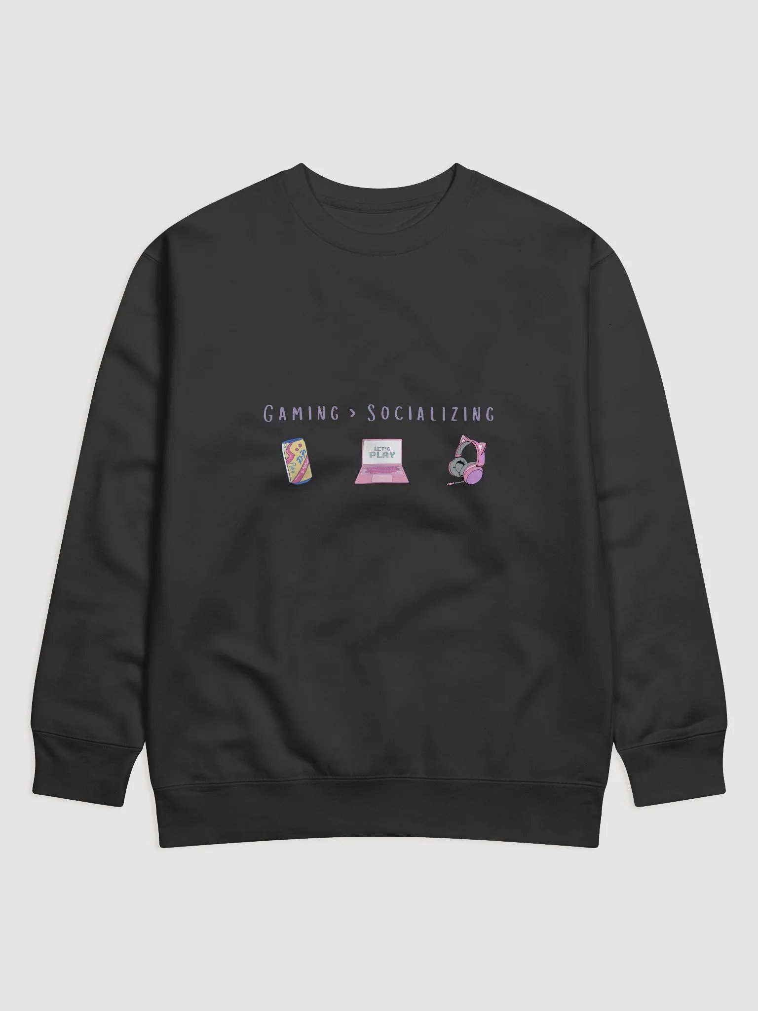 🎮 Gaming > Socializing | Introvert Gamer Sweatshirt 💖 product image (1)