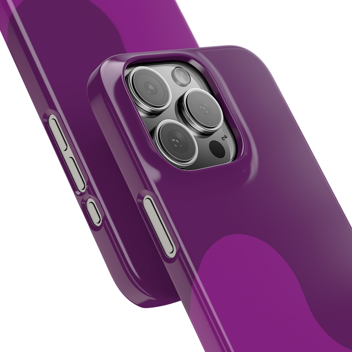 Purple Fume Minimal Wave iPhone Case product image (14)