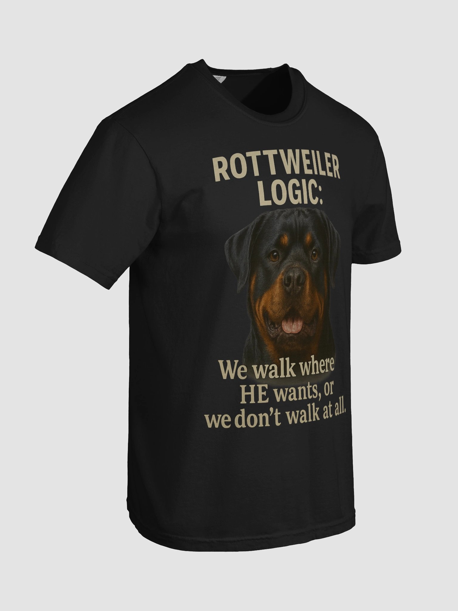 Rottweiler Walking Logic Heavyweight Tee product image (15)
