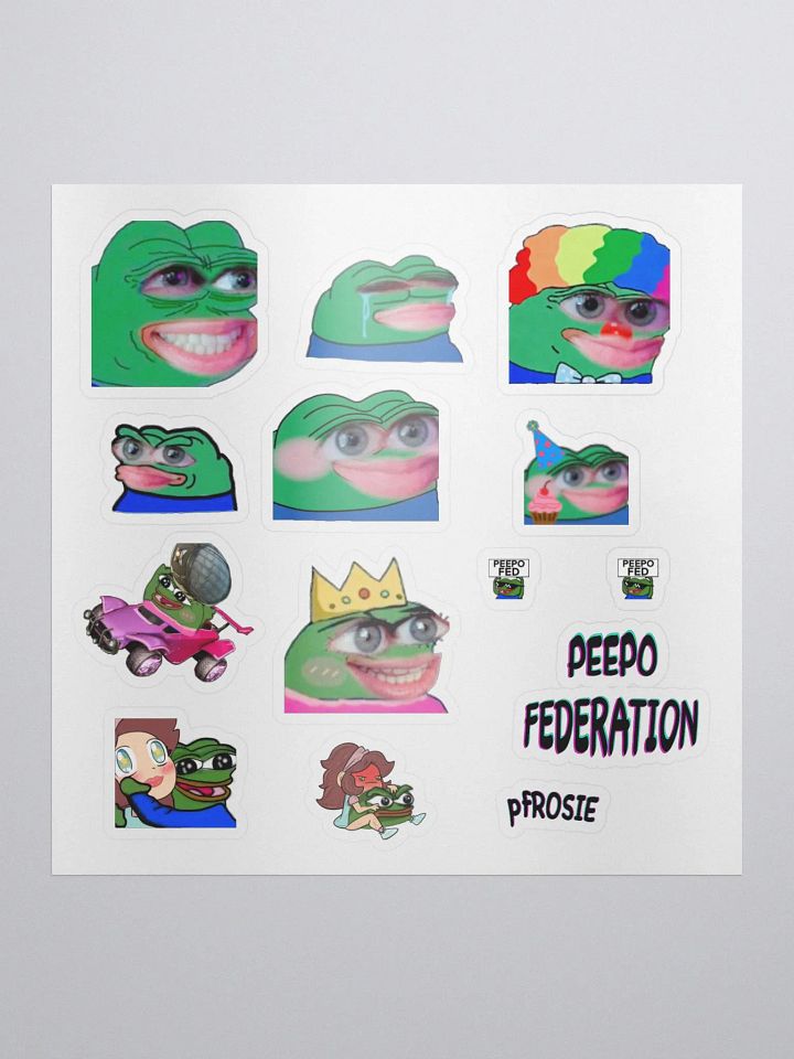 Peepo Federation sticker set product image (1)