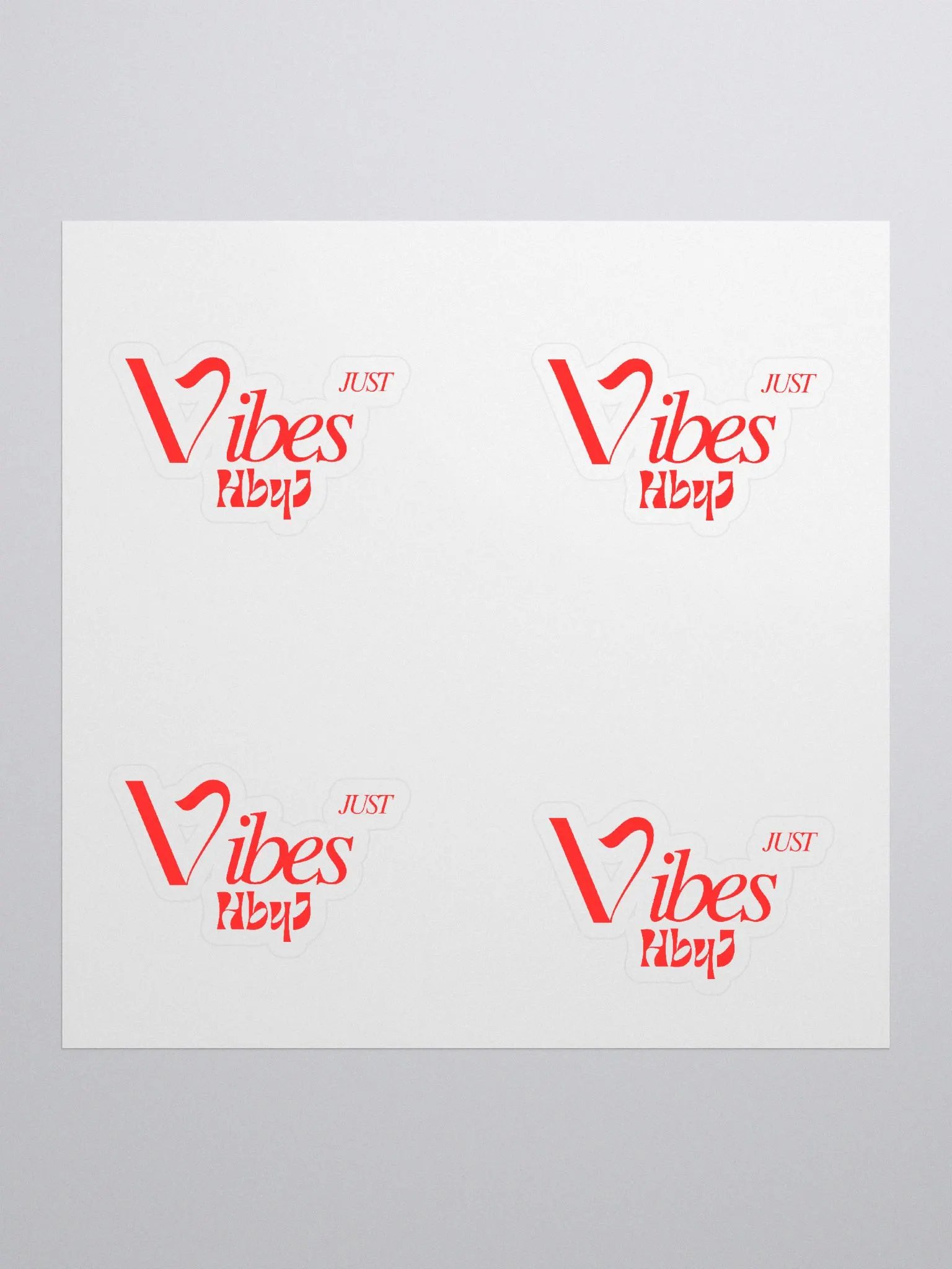 Just Vibes Stickers product image (1)