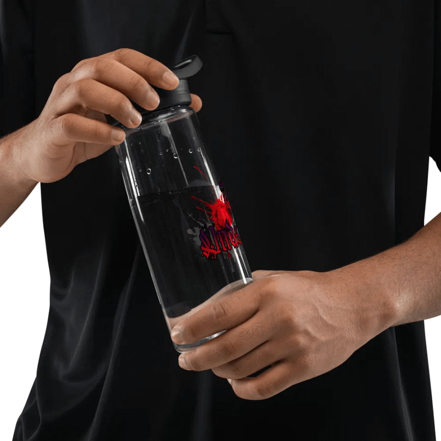 Eerie Gothic Skull Sports Water Bottle product image (8)