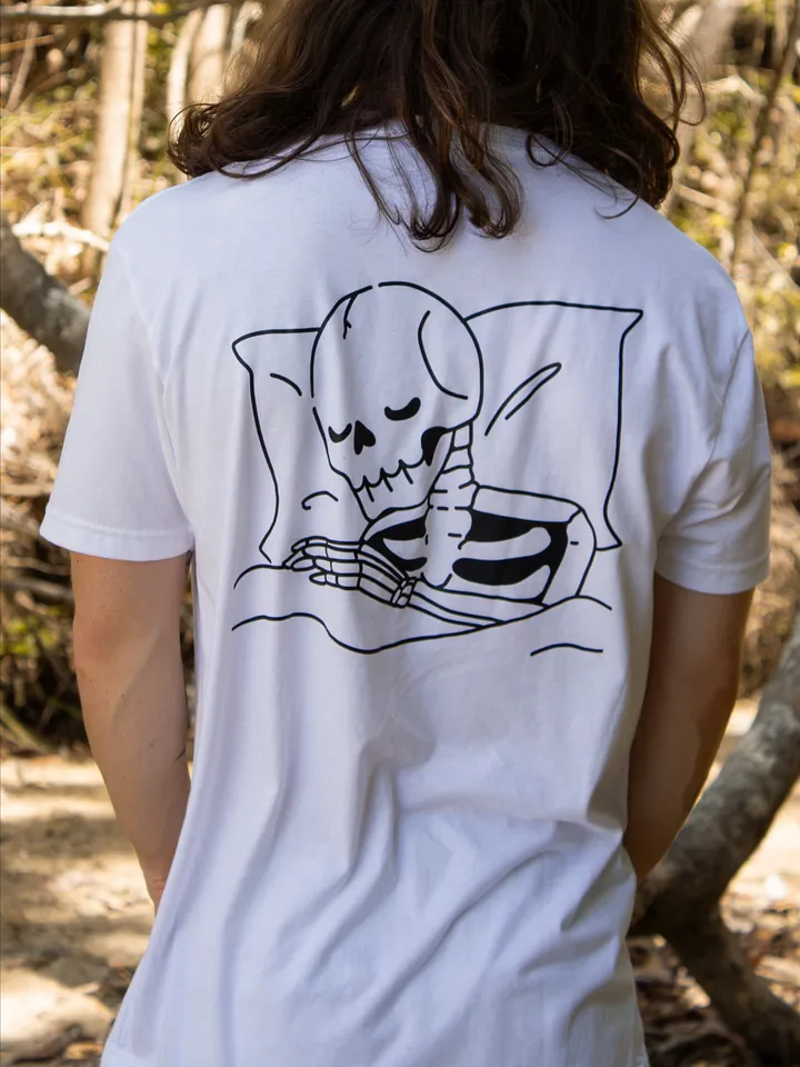 Sleep Addict Tee White product image (2)