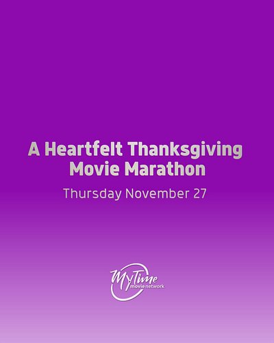 This Thanksgiving, cozy up for a heartfelt movie marathon on #MyTimeMovieNetwork 💫⁠
⁠
From morning till night, enjoy your fav...