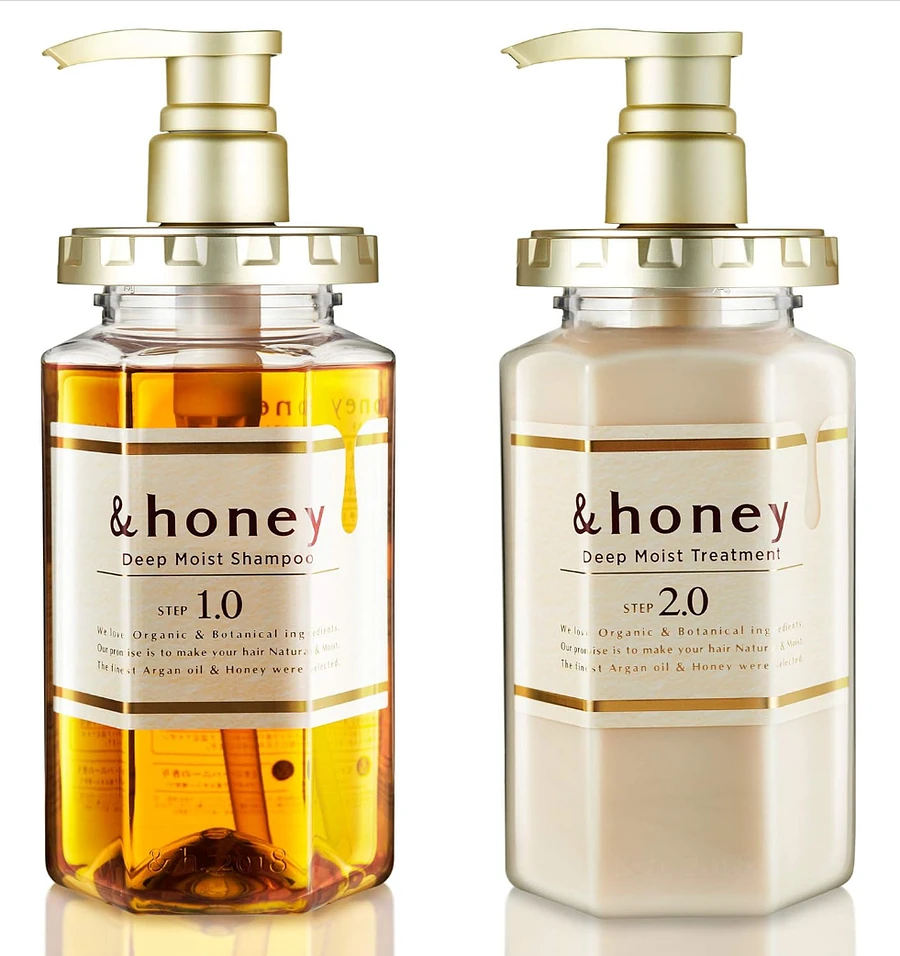 honey Shampoo & Conditioner Set Organic Hair and Scalp Care for Intense Cleansing and Hydration product image (1)
