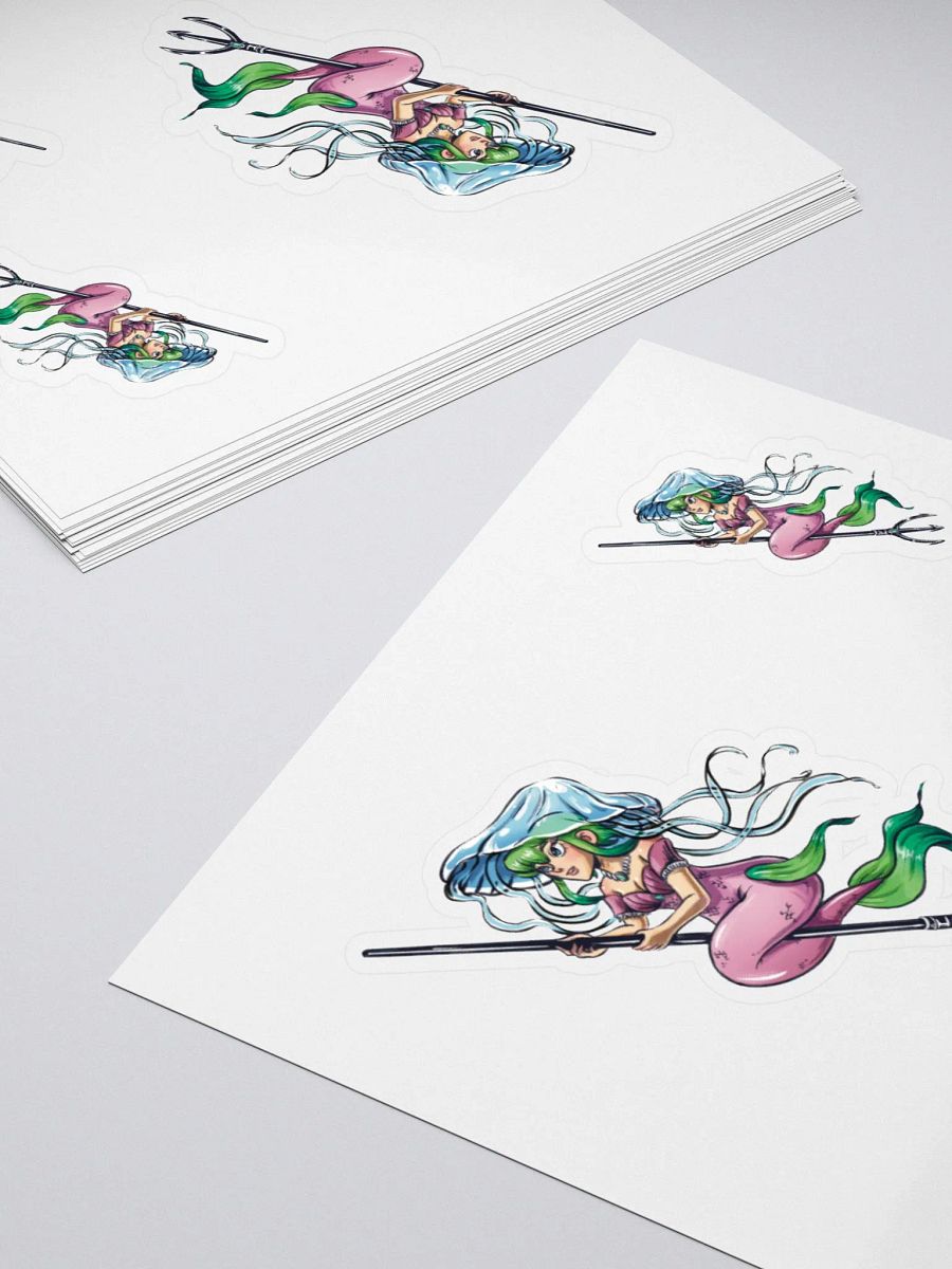 Jellyfish Witch Mermaid - Enchanted Ocean Fantasy Decal product image (15)
