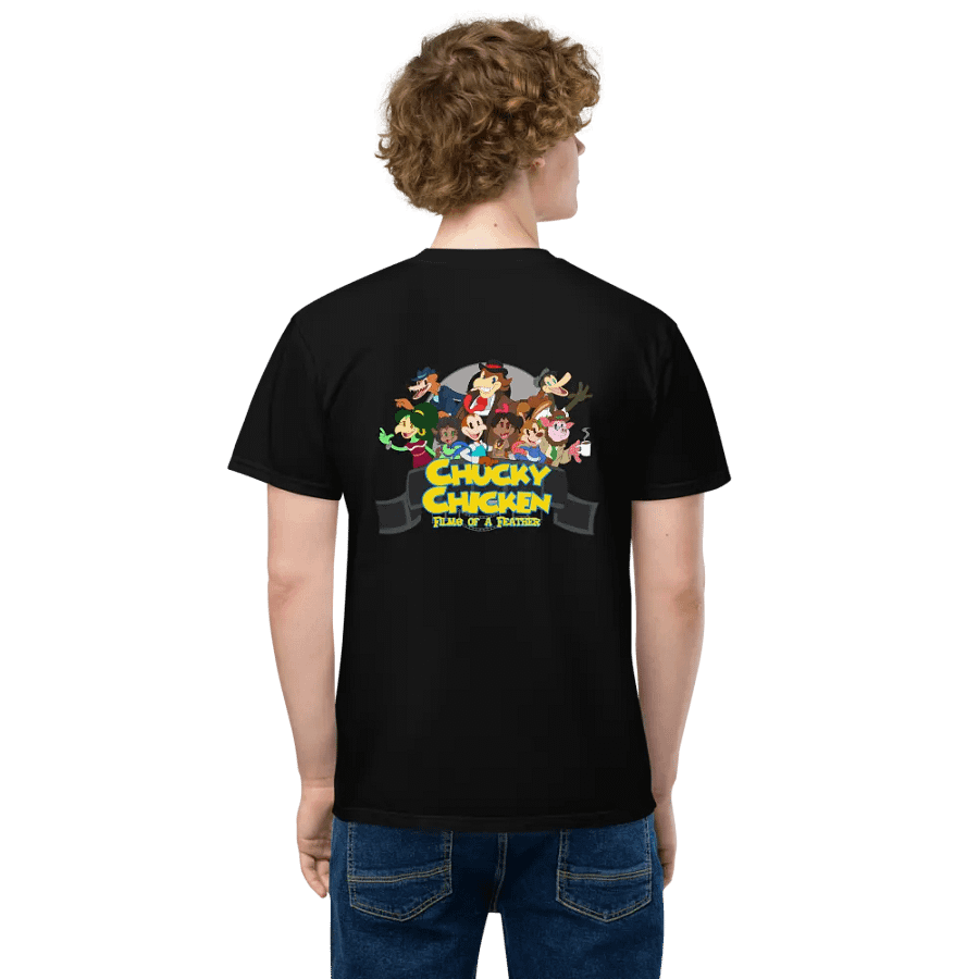 Chucky Chicken Films of a Feather Pocket Tee product image (4)