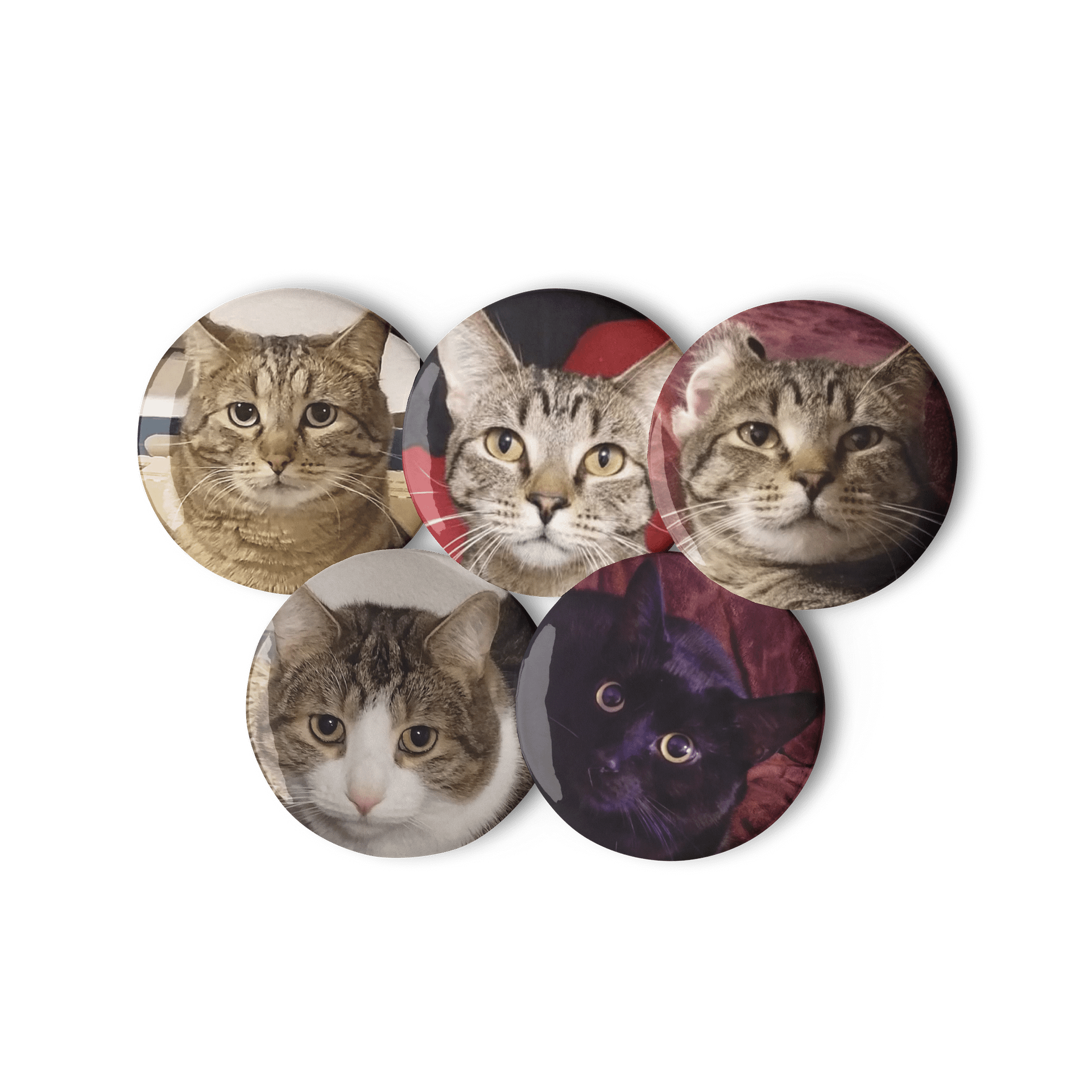 Cat Pictures || Set of Pin Buttons product image (2)