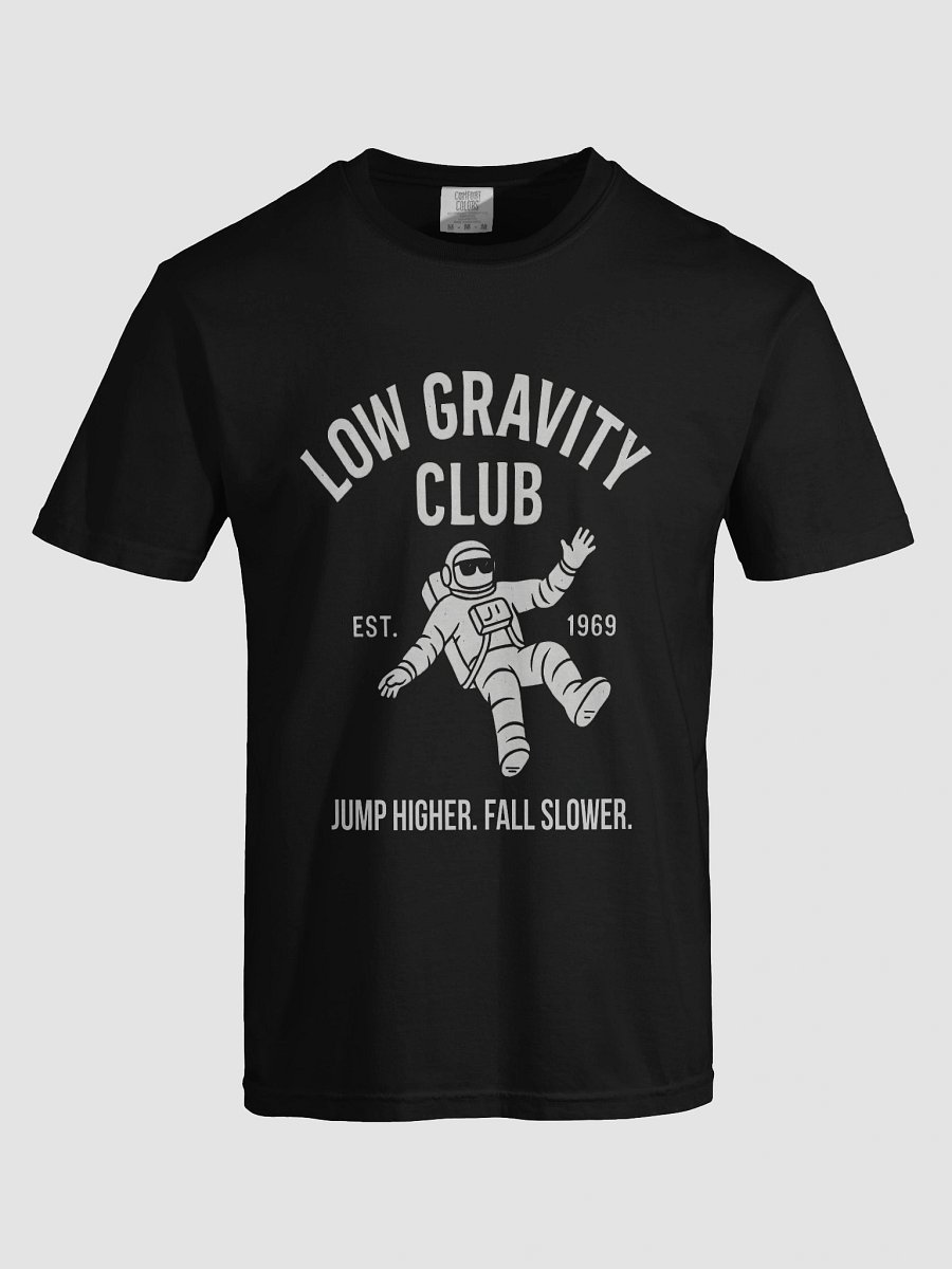 Low Gravity Club T-Shirt – Retro Astronaut Space Tee | Moon Landing 1969 Shirt product image (5)