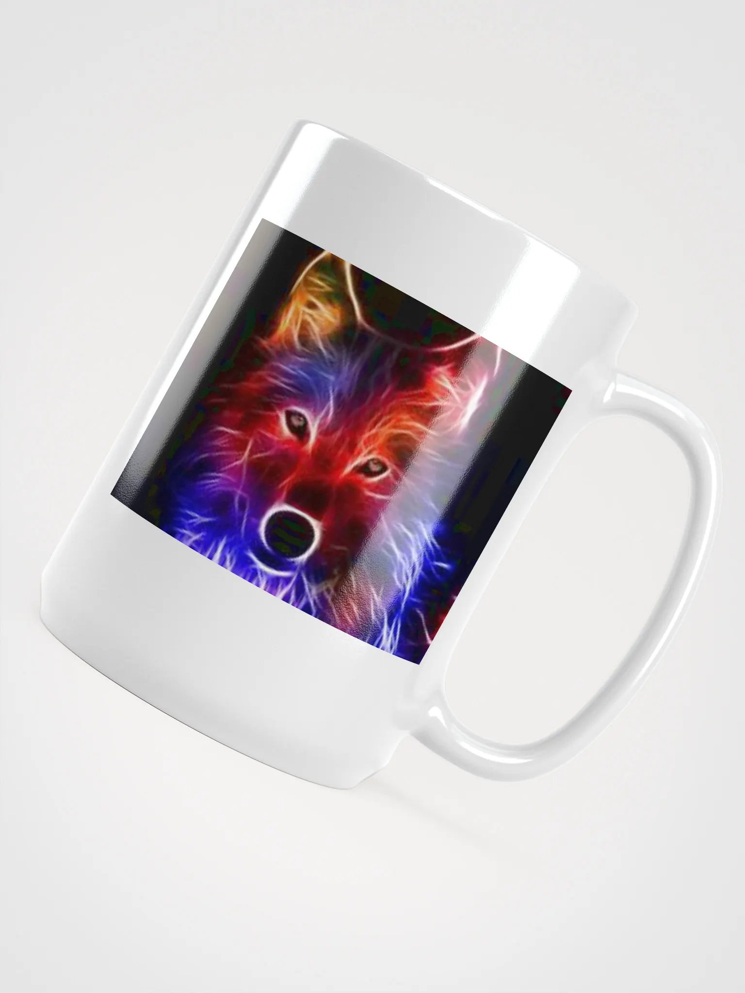 Neon Wolf Spirit Mug product image (4)