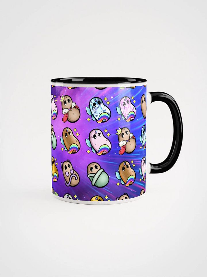 ''Patates intergalactiques'' Tasse en céramique avec couleur à l'intérieur product image (1)