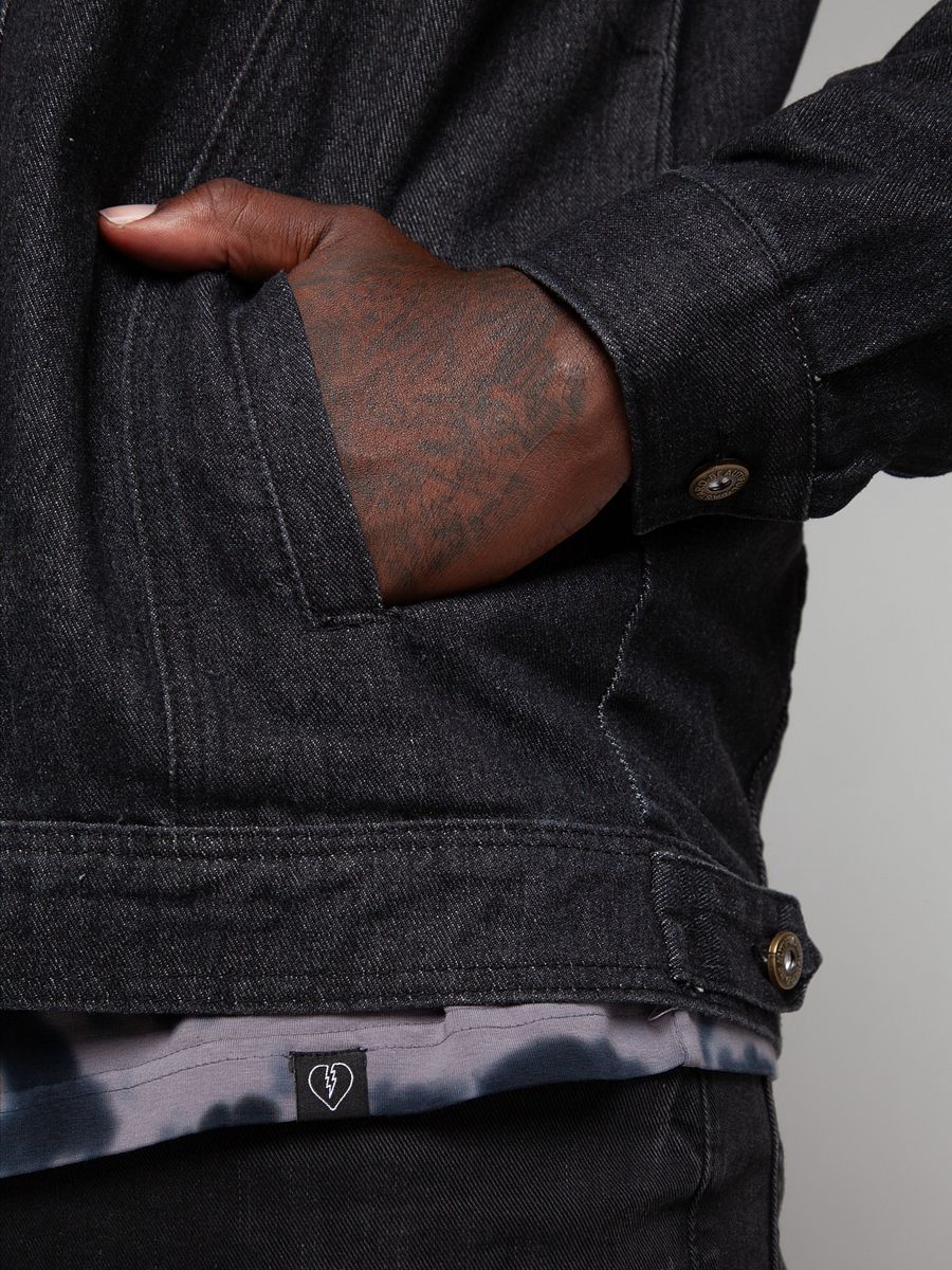Black Denim Jacket product image (4)
