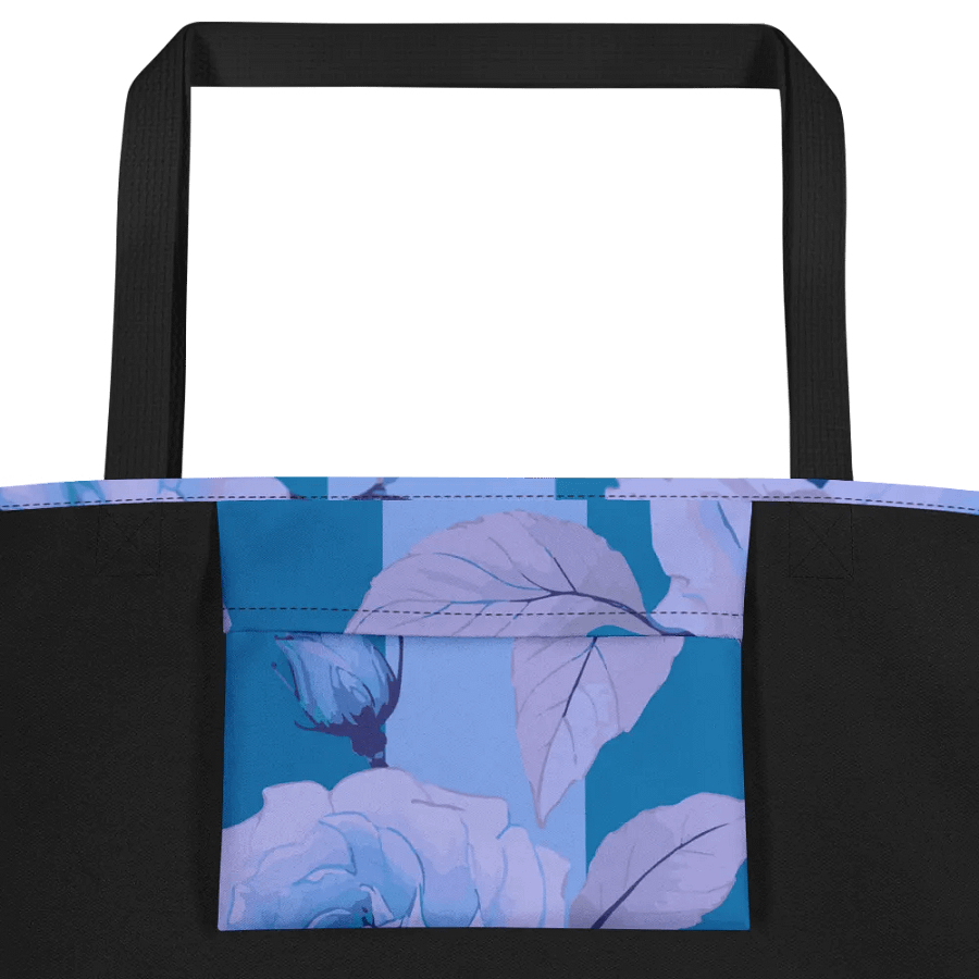 Blossoms Floral Tote With Pocket Bag #728 product image (3)