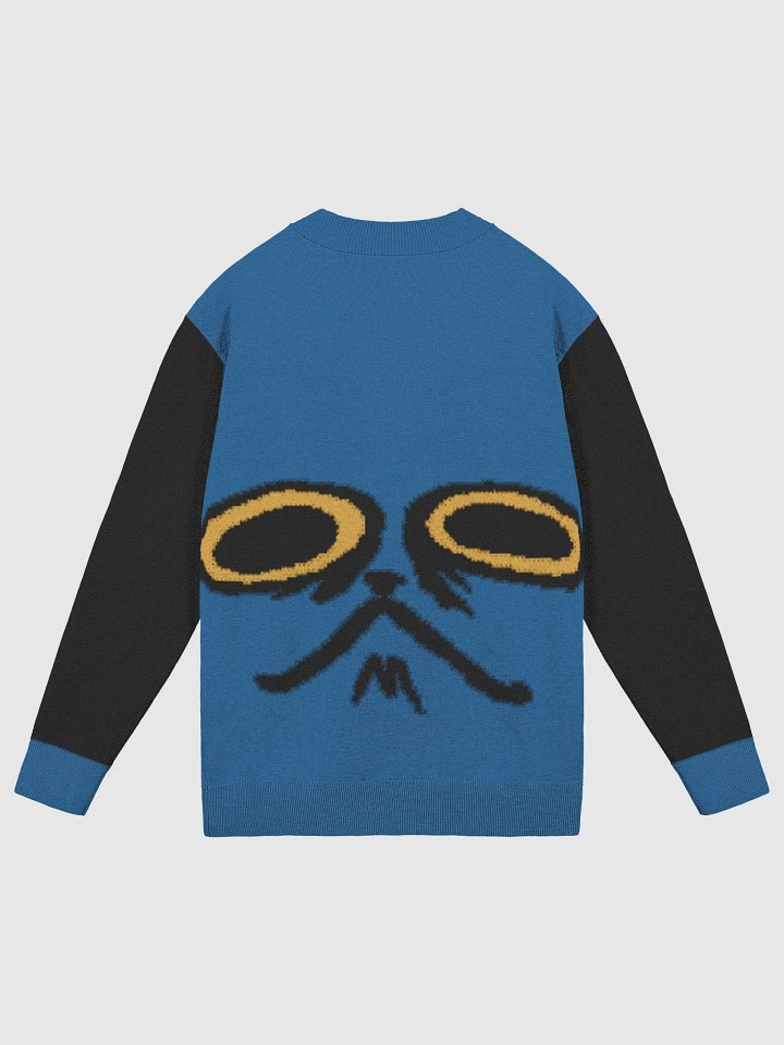 Scrungled Blue Cat Cardigan - DARK MODE product image (6)
