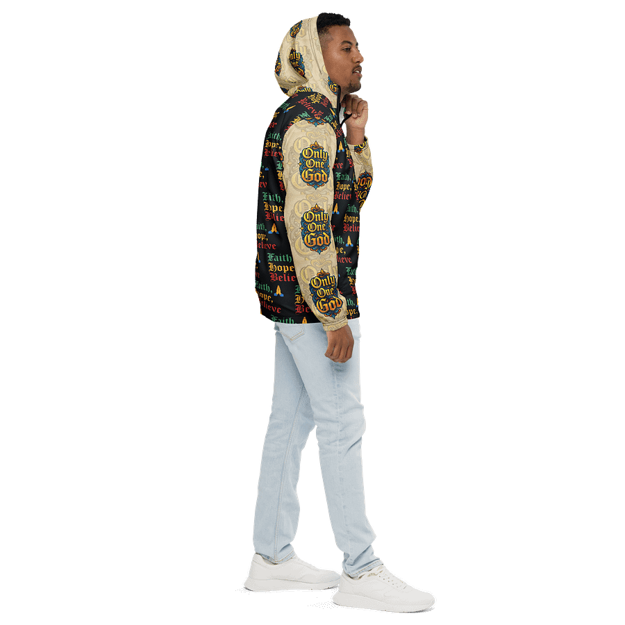 Da Culture Only One God & Faith Hope Believe Unisex Windbreaker Jacket "HOT" For Back To School product image (5)