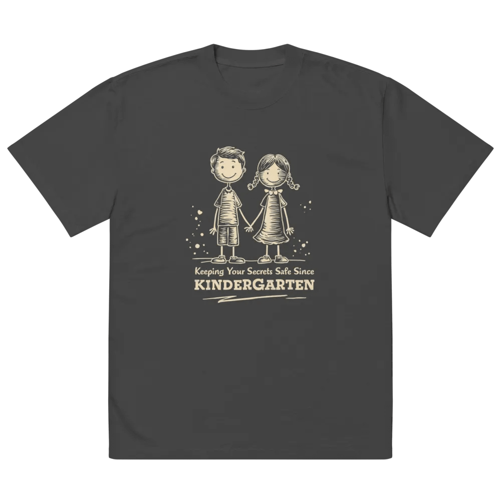 Keeping Your Secrets Safe Since Kindergarten T-Shirt – Cute Friendship Tee product image (2)