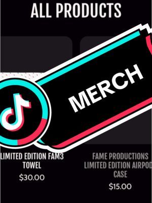 Live until new years use PROMO CODE-FAMECLAN05 and get 5% off total order @FAM3 PRODUCTIONS #merch 