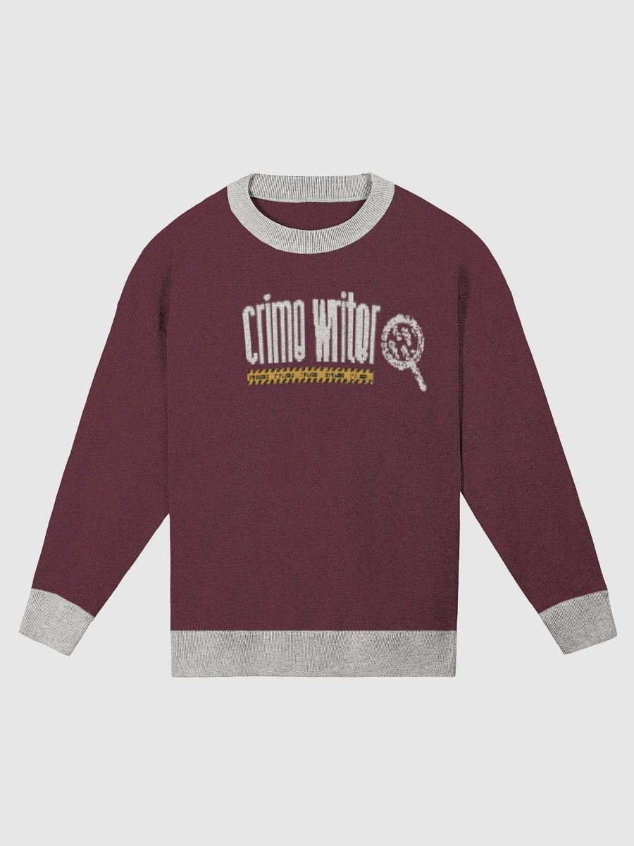 Burgundy Crime Writer Sweater product image (1)