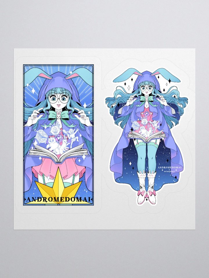 The Storyteller Tarot Card Sticker Duo | Andromedomai product image (2)
