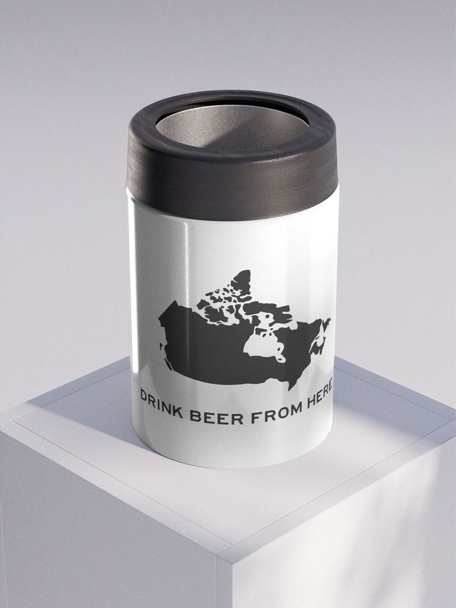 Drink Beer From Here Stainless Steel Koozie product image (1)