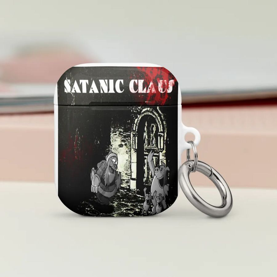 Satanic Claus All-Over Print AirPods® Case product image (8)