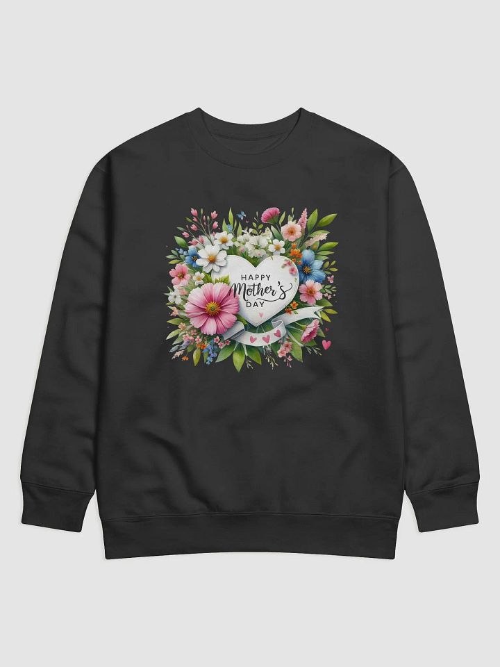 Mother's Day Floral Heart Premium Sweatshirt product image (1)
