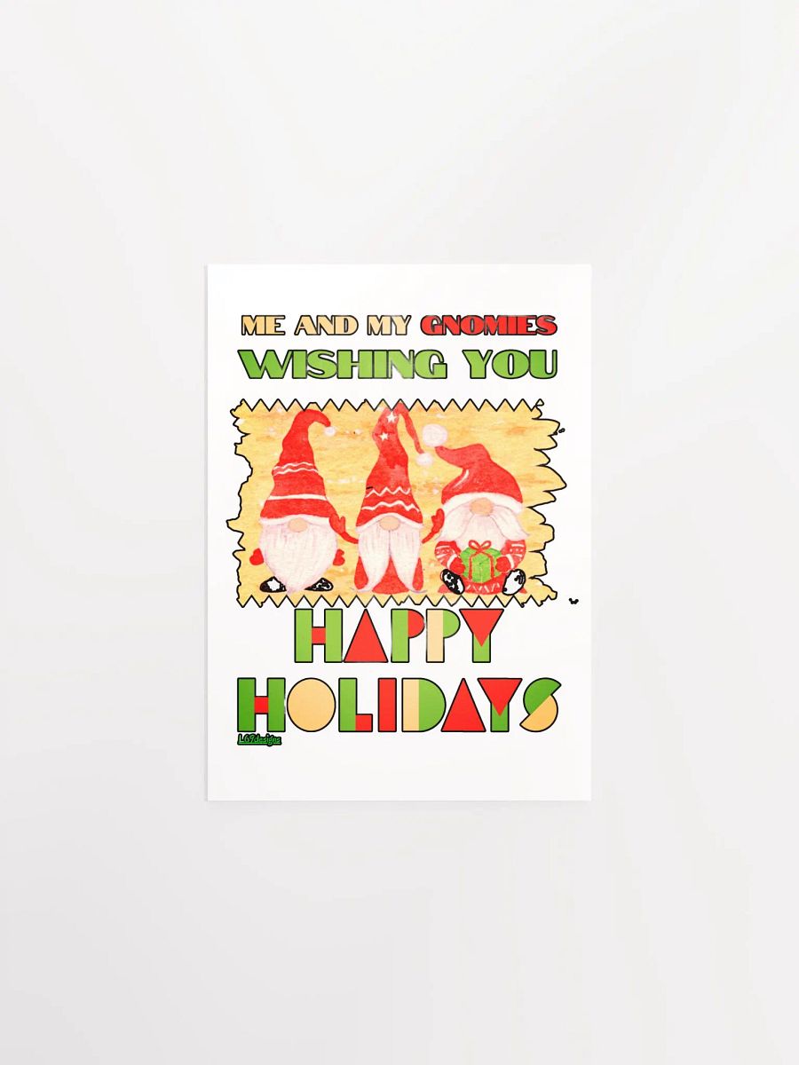ME AND MY GNOMIES WISHING YOU HAPPY HOLIDAYS product image (5)