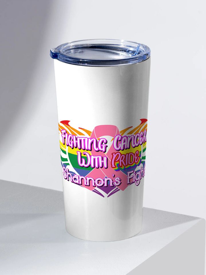 Fighting Cancer w/ Pride - Adult Tumbler product image (2)