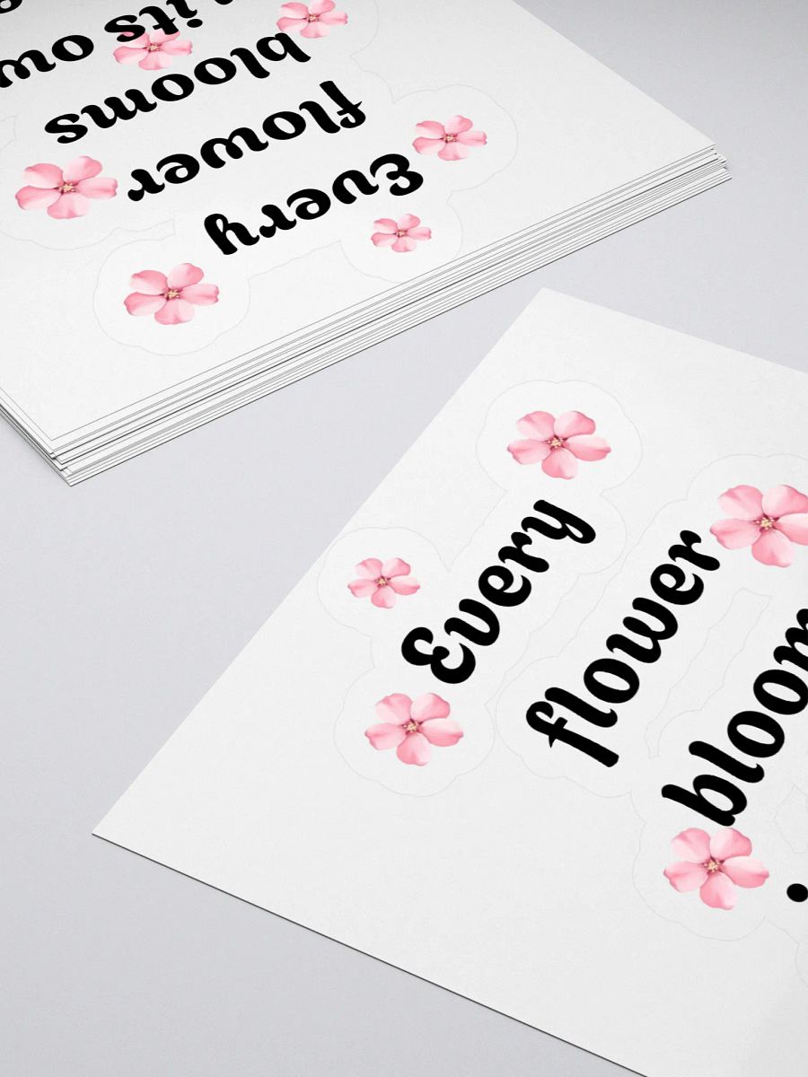 Every Flower Blooms Kiss Cut Stickers product image (4)