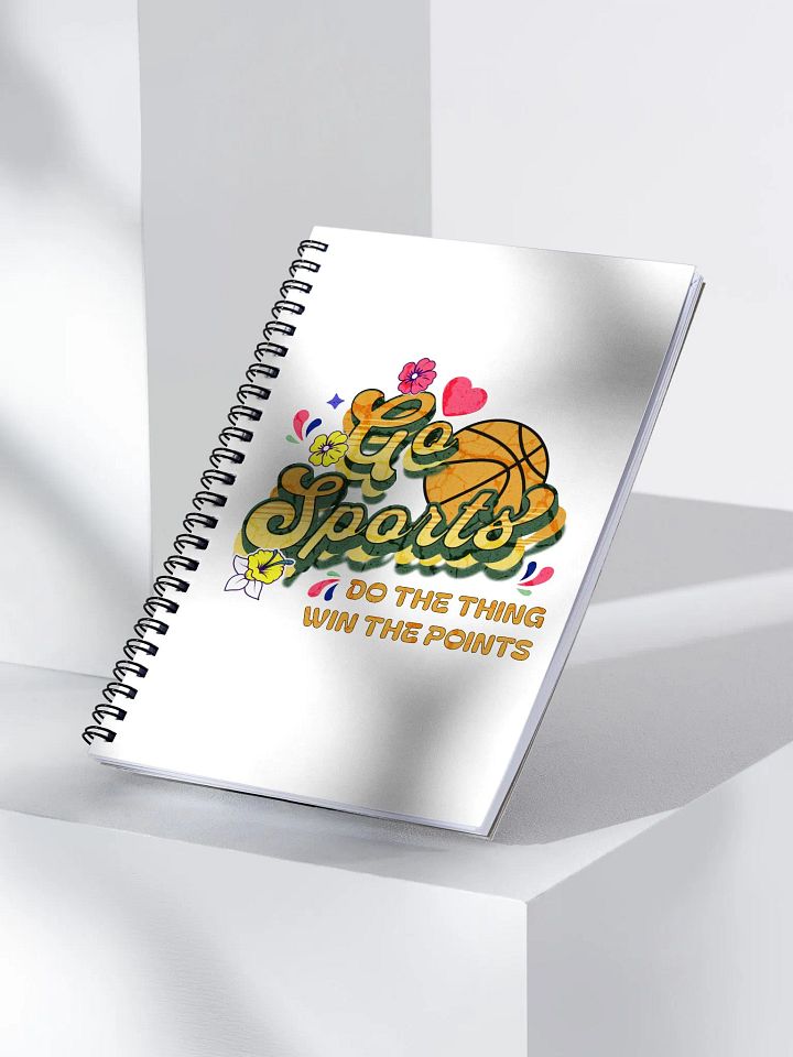 Go Sports Basketball Sports Motif Spiral Notebook product image (2)