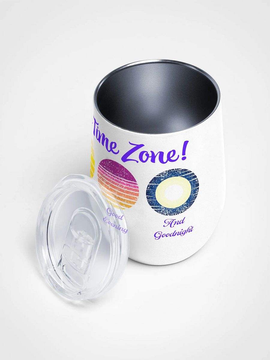 Happy Time Zone Wine Tumbler product image (3)