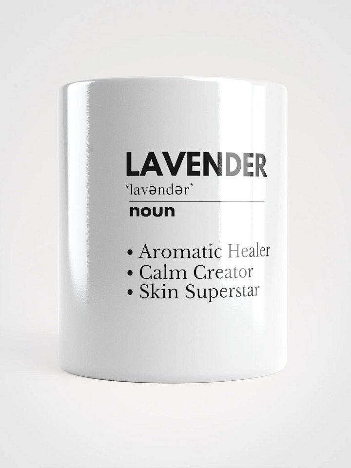 Lavender Definition Inspirational Heat-Resistant Mug product image (2)