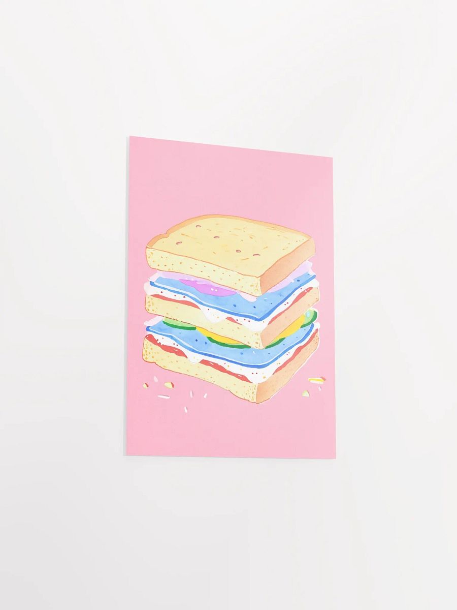 Whimsical Sandwich Delight Poster product image (5)
