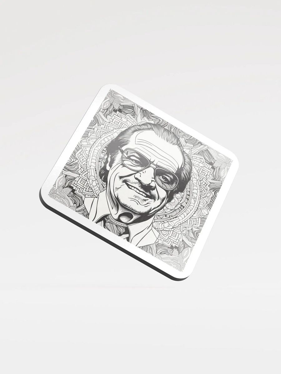 Geometric Gentleman Cork Coaster product image (1)
