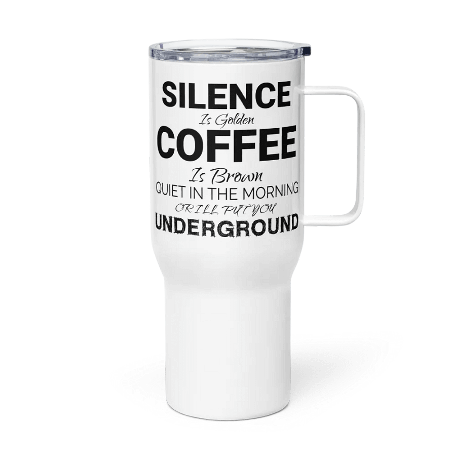 Silence is Golden (Travel Mug) product image (3)