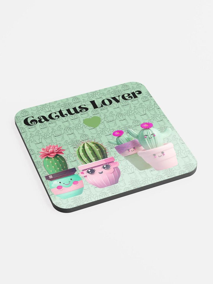 Cactus Lover Glossed Coaster product image (2)
