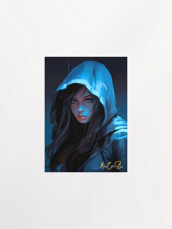 Obsidian Black Matte Poster product image (1)